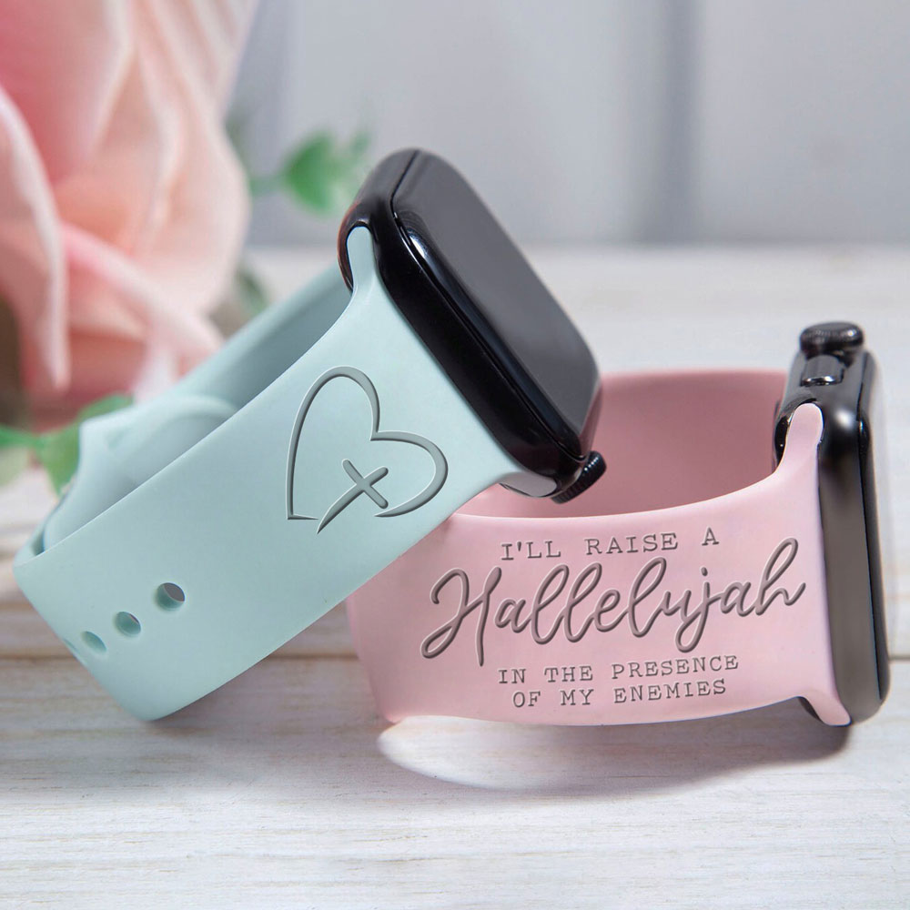 Raise a Hallelujah Engraved Watch Band