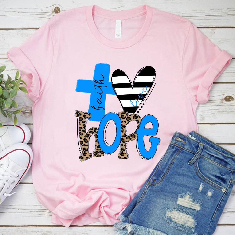 Faith Love Hope Stylish Christian Shirt
