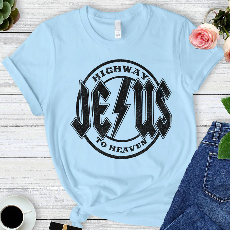  Jesus Highway To Heaven T-shirt