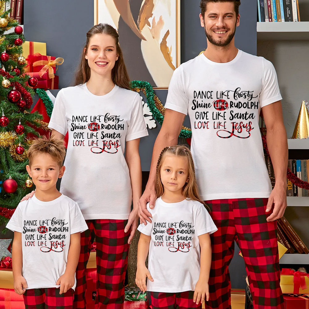 Love Like Jesus Family Matching Shirts