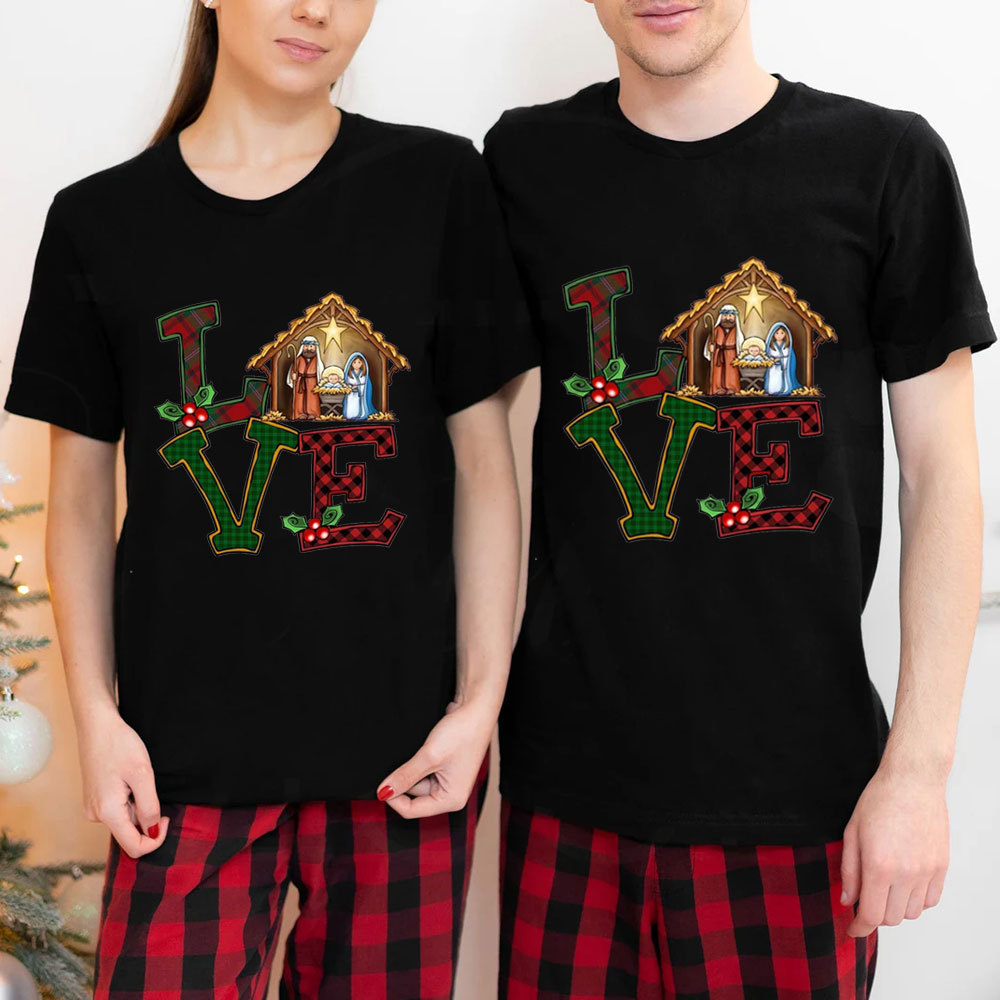 Christmas Love Nativity T-Shirt