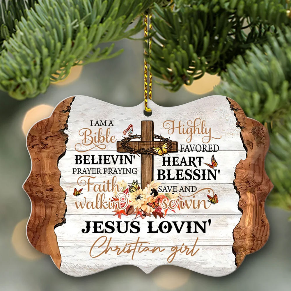 Christmas Jesus Lovin' Ornament