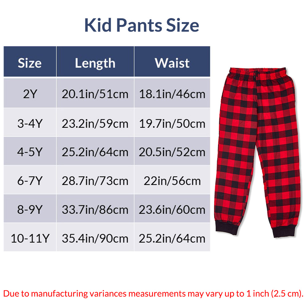 Buffalo Plaid Christmas Elastic Waist Pants