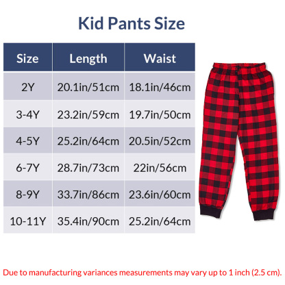 Buffalo Plaid Christmas Elastic Waist Pants