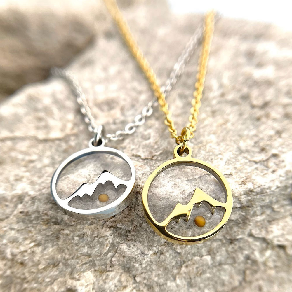 Faith Can Move Mountains Christian Necklace