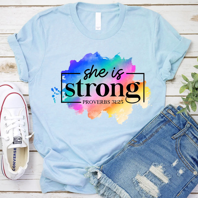 She is Strong Christian T-Shirt