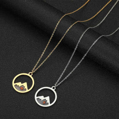 Faith Can Move Mountains Christian Necklace