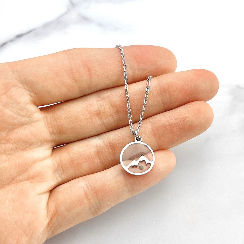 Faith Can Move Mountains Christian Necklace