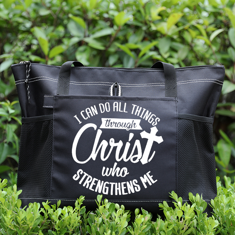 I Can Do All Things Through Christ Who Strengthens Me Tote Bag