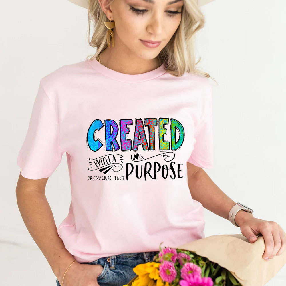 Created with a Purpose Christian Shirt