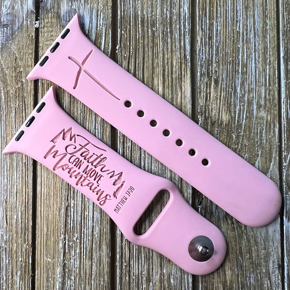 Faith Can Move Mountains Watch Band