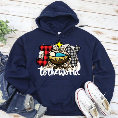 Joy to the World Christmas Hoodie