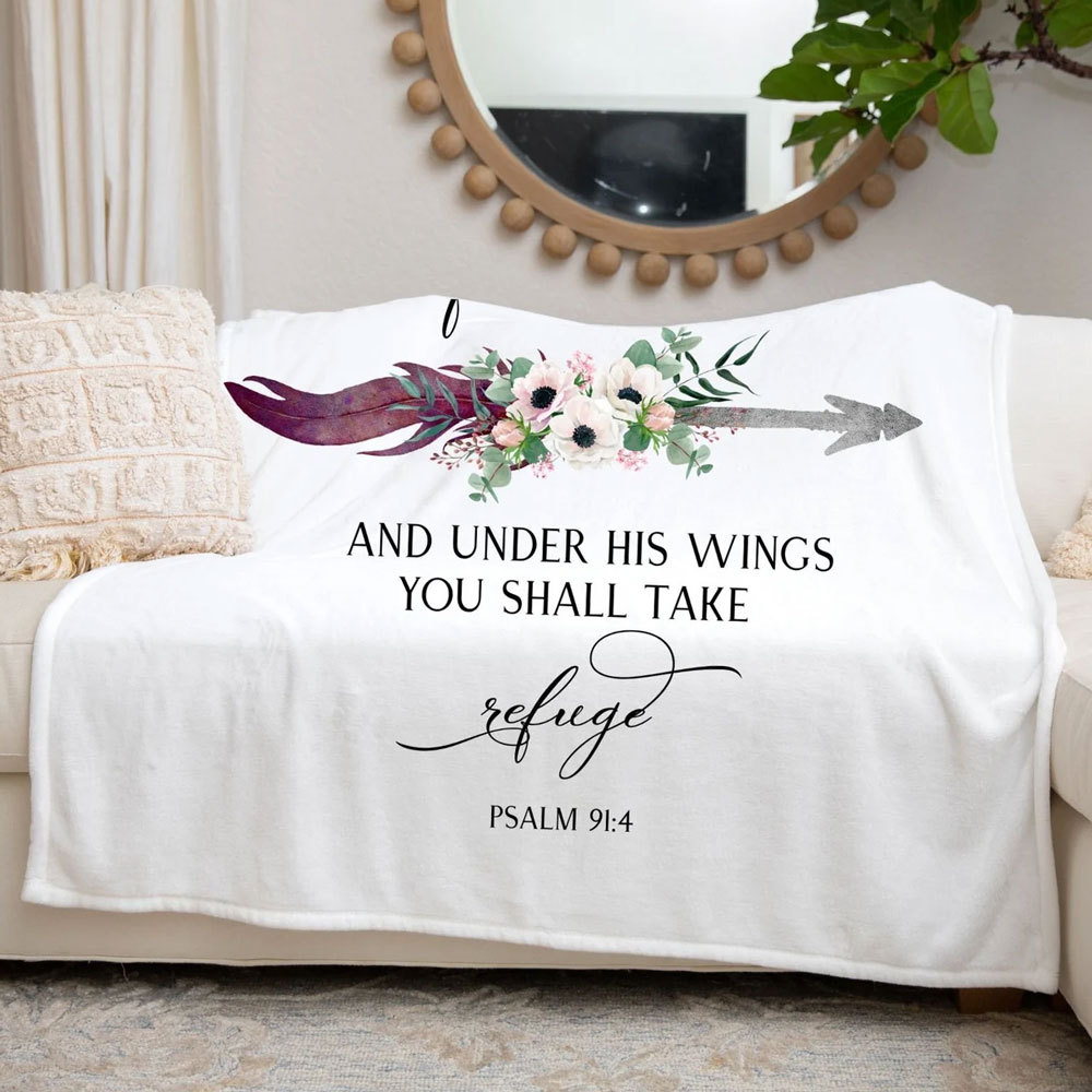 He Will Cover You with His Feathers Blanket