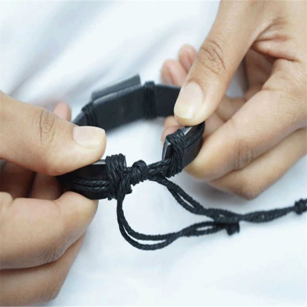 WWJD Leather Bracelet