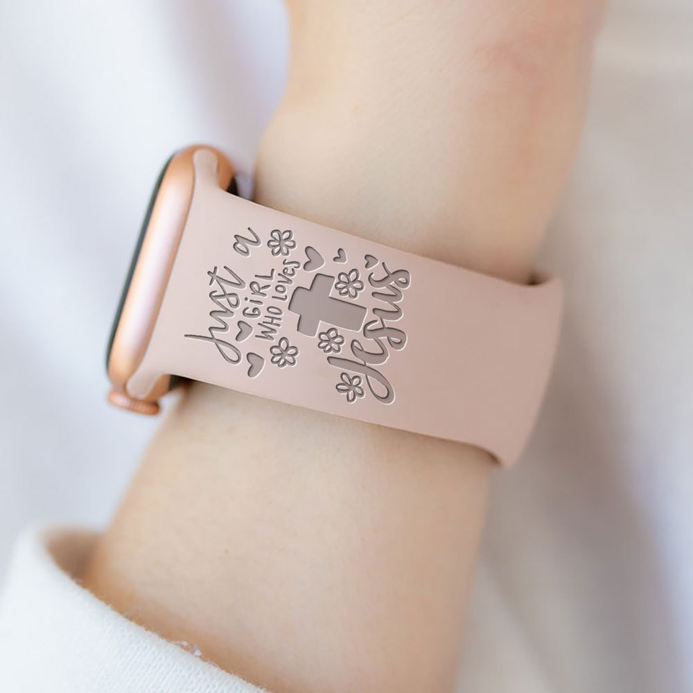 Just A Girl Who Loves Jesus Watch Band