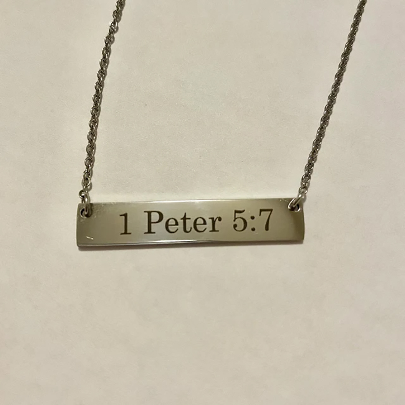 Personalized Bible Verse Necklace 