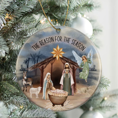 The Reason for the Season Religious Ornament