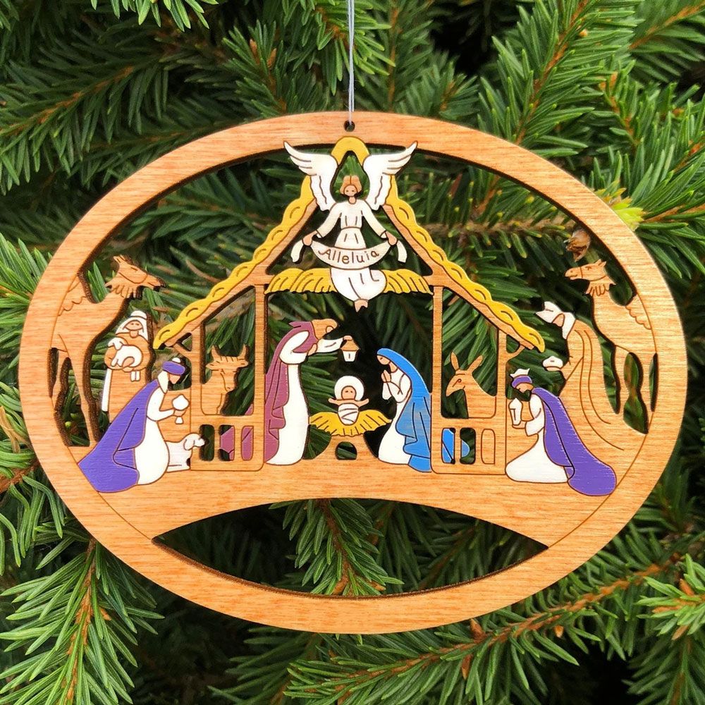 Assemble Nativity Scene Wood Ornament – FaithCorner