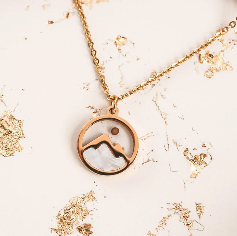 Move Mountains Pearl Mustard Seed Necklace