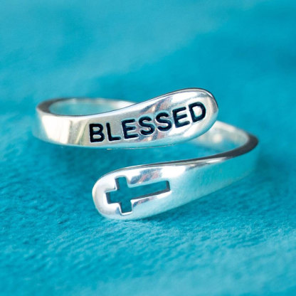 Blessed Adjustable Ring for Christian