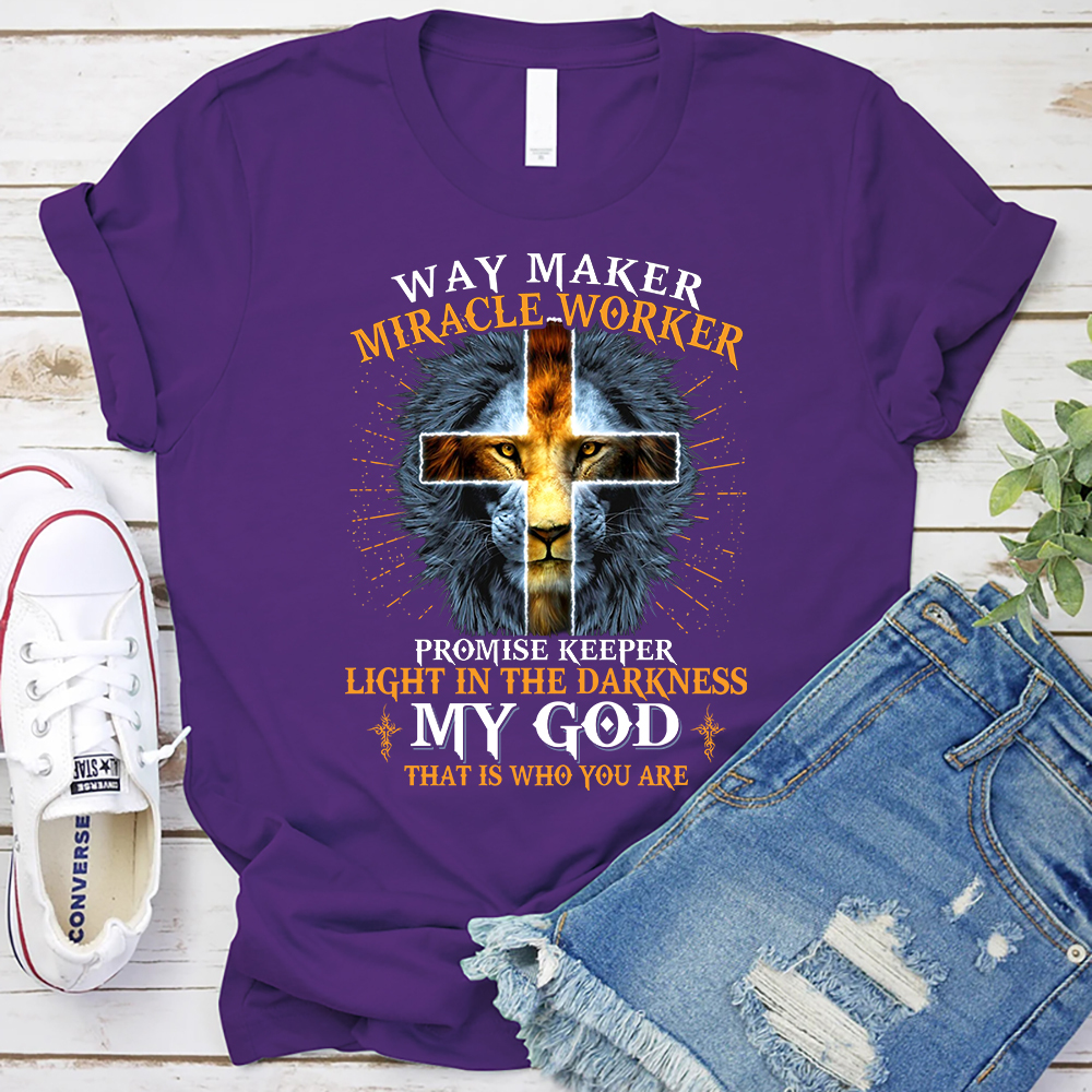 Lion Way Maker Miracle Worker Shirt