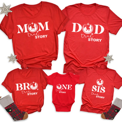 True Story Christmas Family Matching Shirt