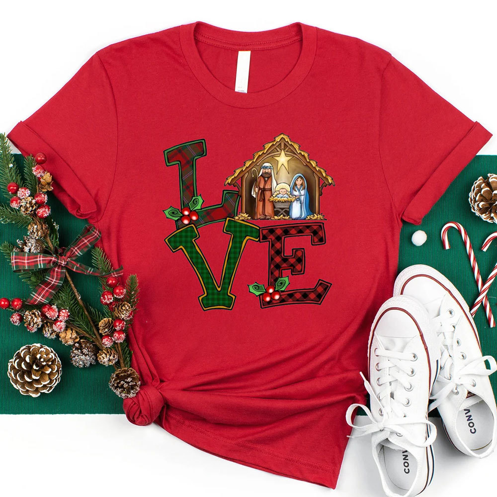 Christmas Love Nativity T-Shirt