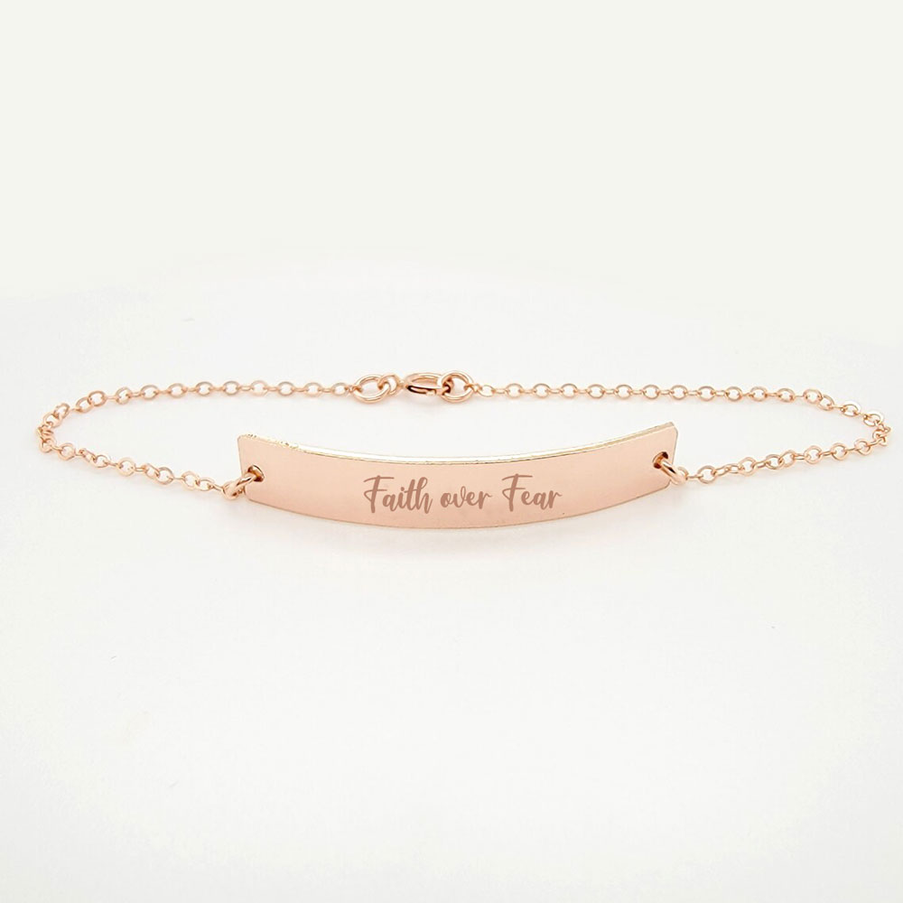 Personalized Bible Verse Bracelet Faith Bracelet