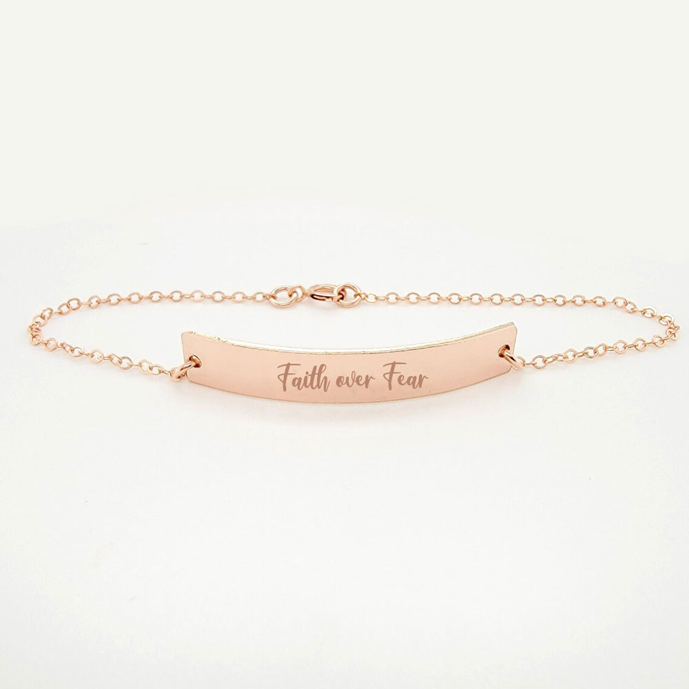 Personalized Bible Verse Bracelet Faith Bracelet