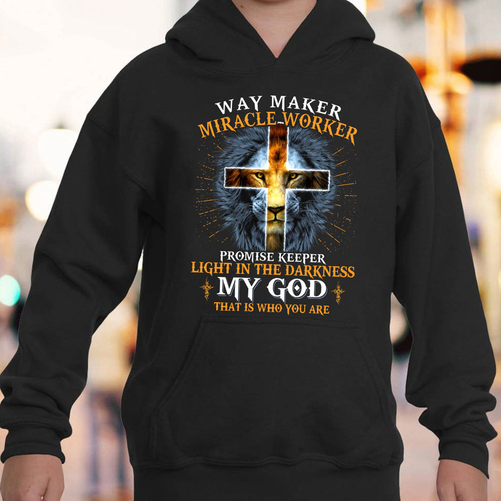 Lion Way Maker Miracle Worker Hoodie