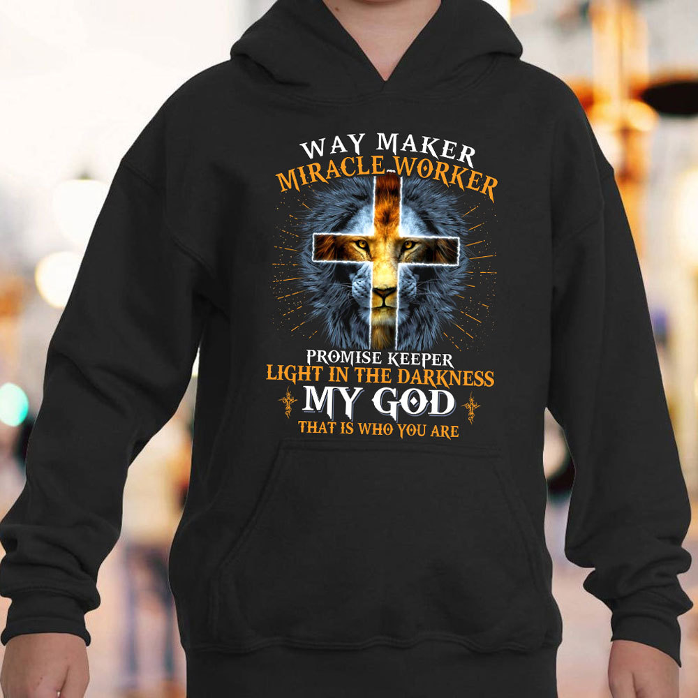 Lion Way Maker Miracle Worker Hoodie