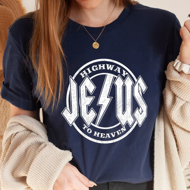  Jesus Highway To Heaven T-shirt
