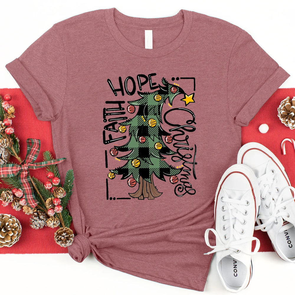 Faith Hope Christmas Shirt