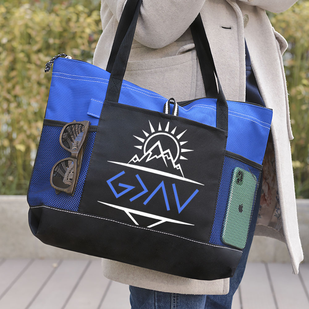 God Is Greater than the Highs and Lows Tote Bag