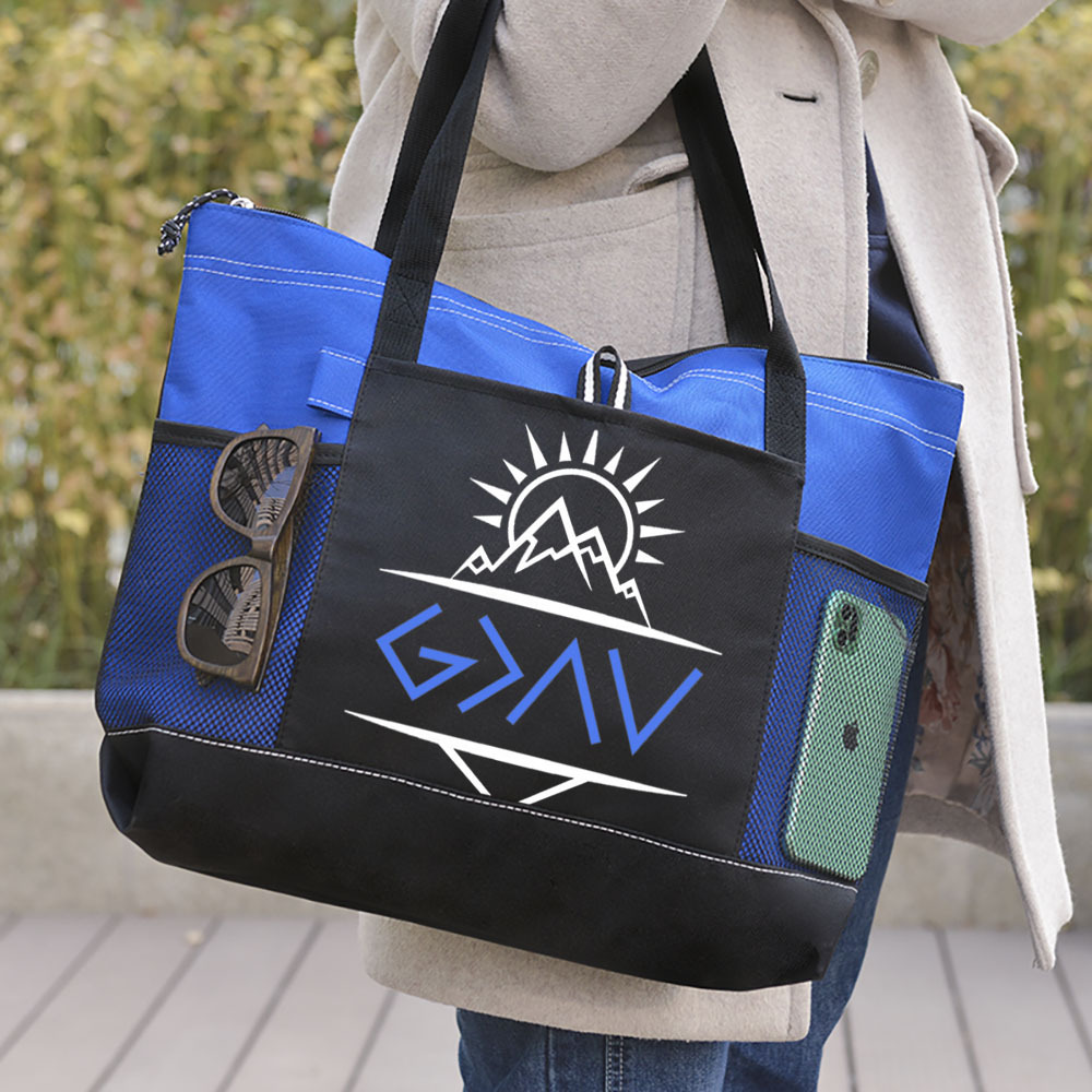 God Is Greater than the Highs and Lows Tote Bag