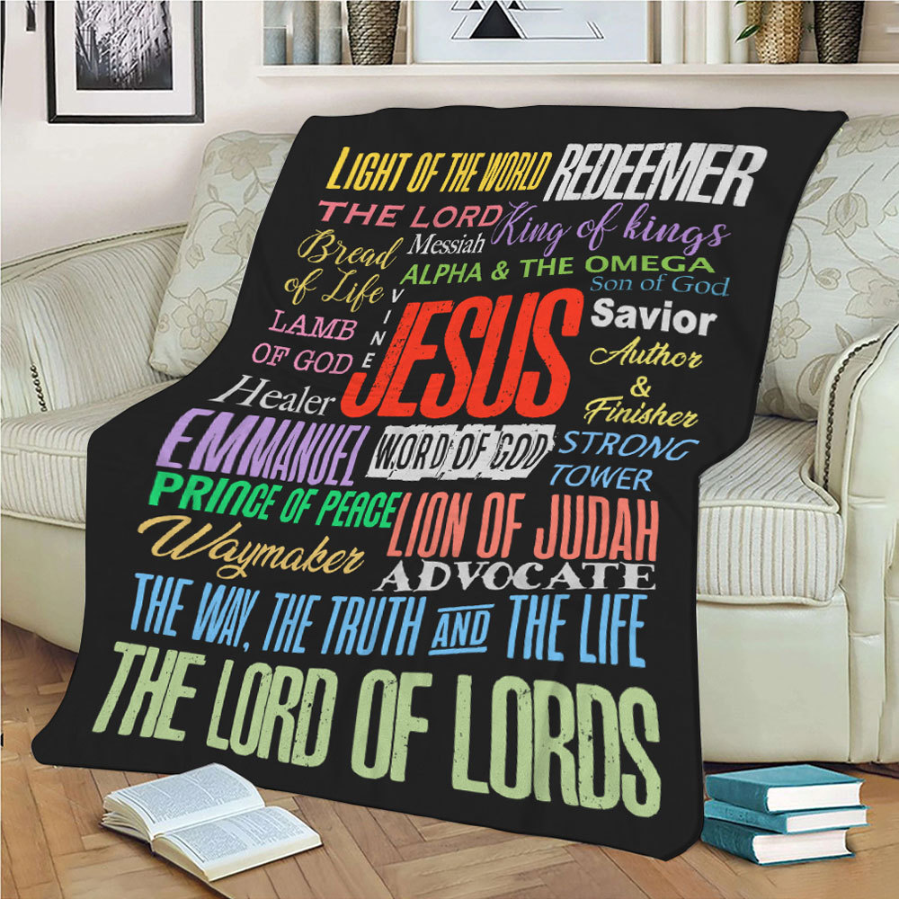 Names of Jesus Fleece Blanket
