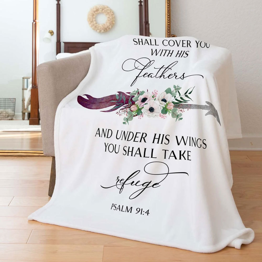He Will Cover You with His Feathers Blanket