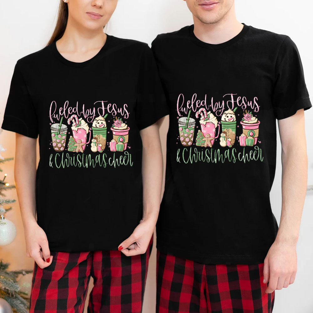 Fueled by Jesus and Christmas Cheer Shirt