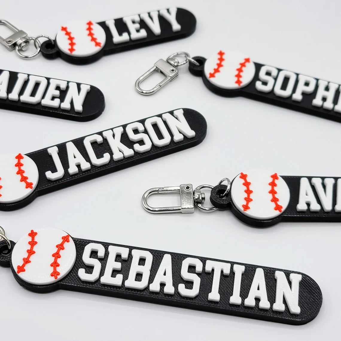 Personalized Sports Keychain Bag Tag