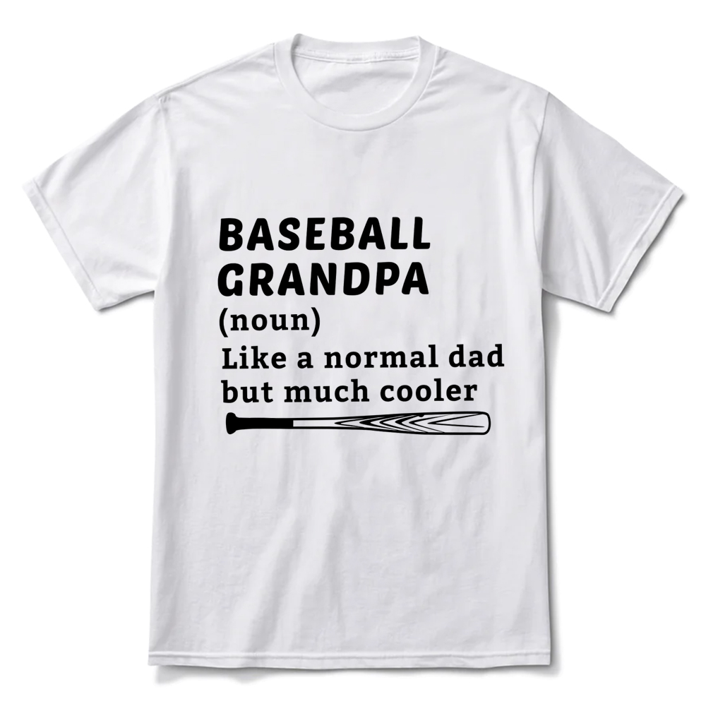 Baseball Grandpa Funny Definition T-Shirt 