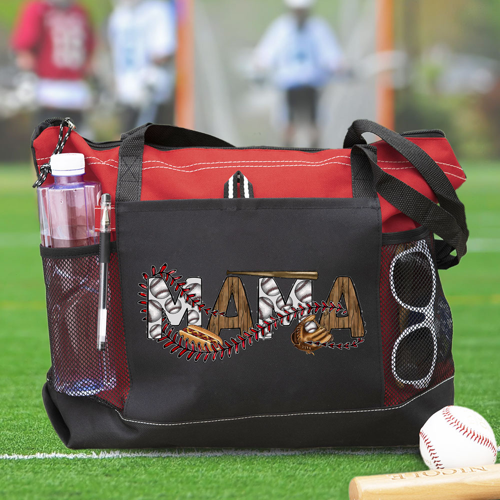Baseball Mama Tote Bag
