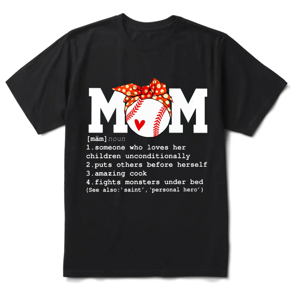 Baseball Mom Definition Tee