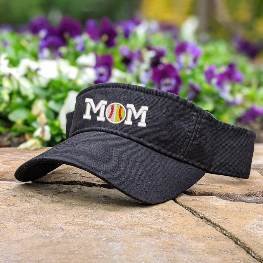 Baseball Softball Mom Visor