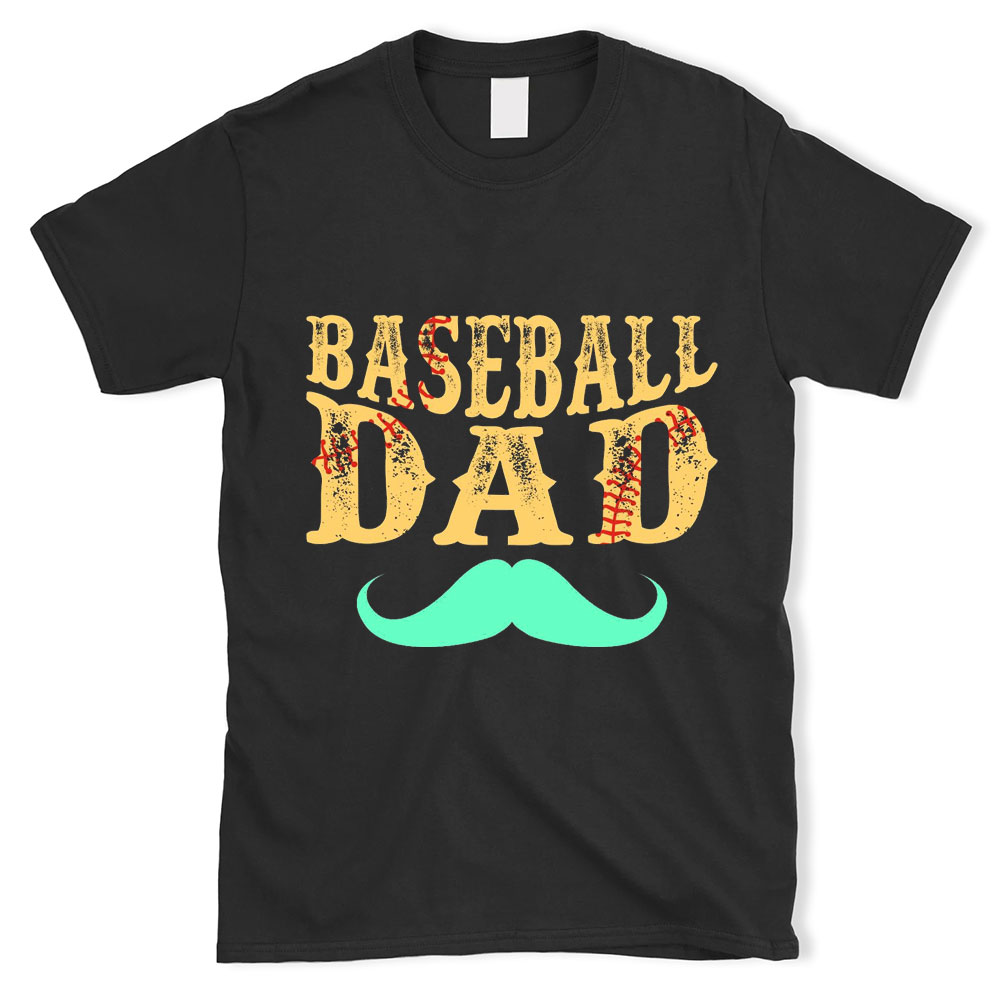 Beard Baseball Dad T-Shirt