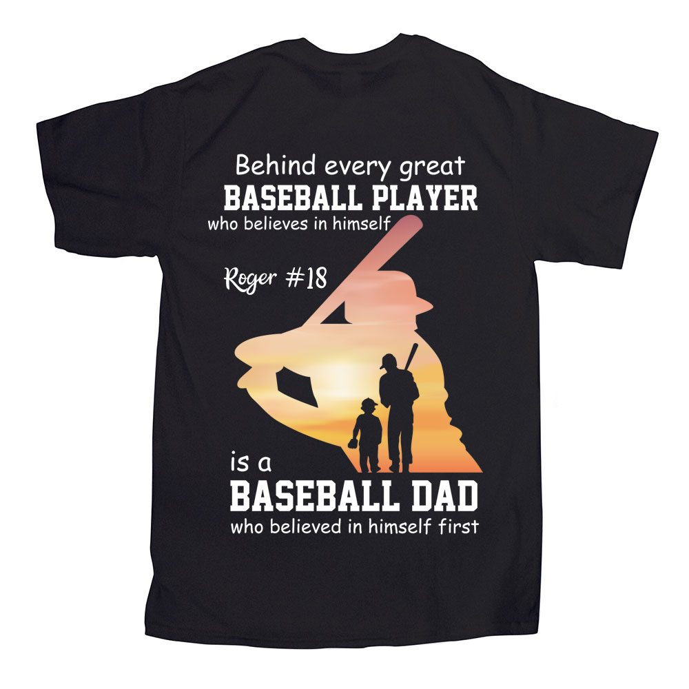 Behind Every Baseball Football Basketball Hockey Player T-Shirt