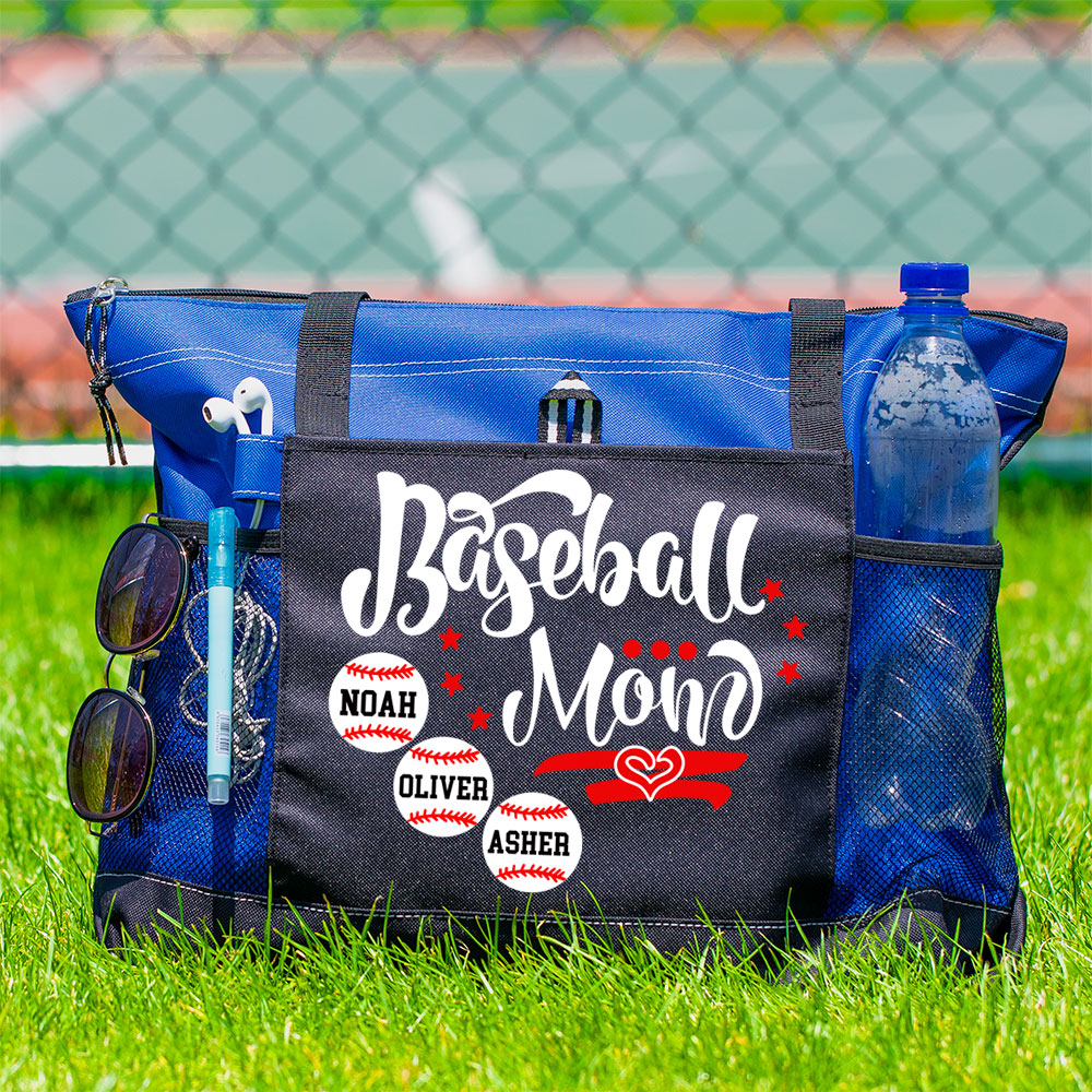 Custom Baseball Tote Bag for Mom