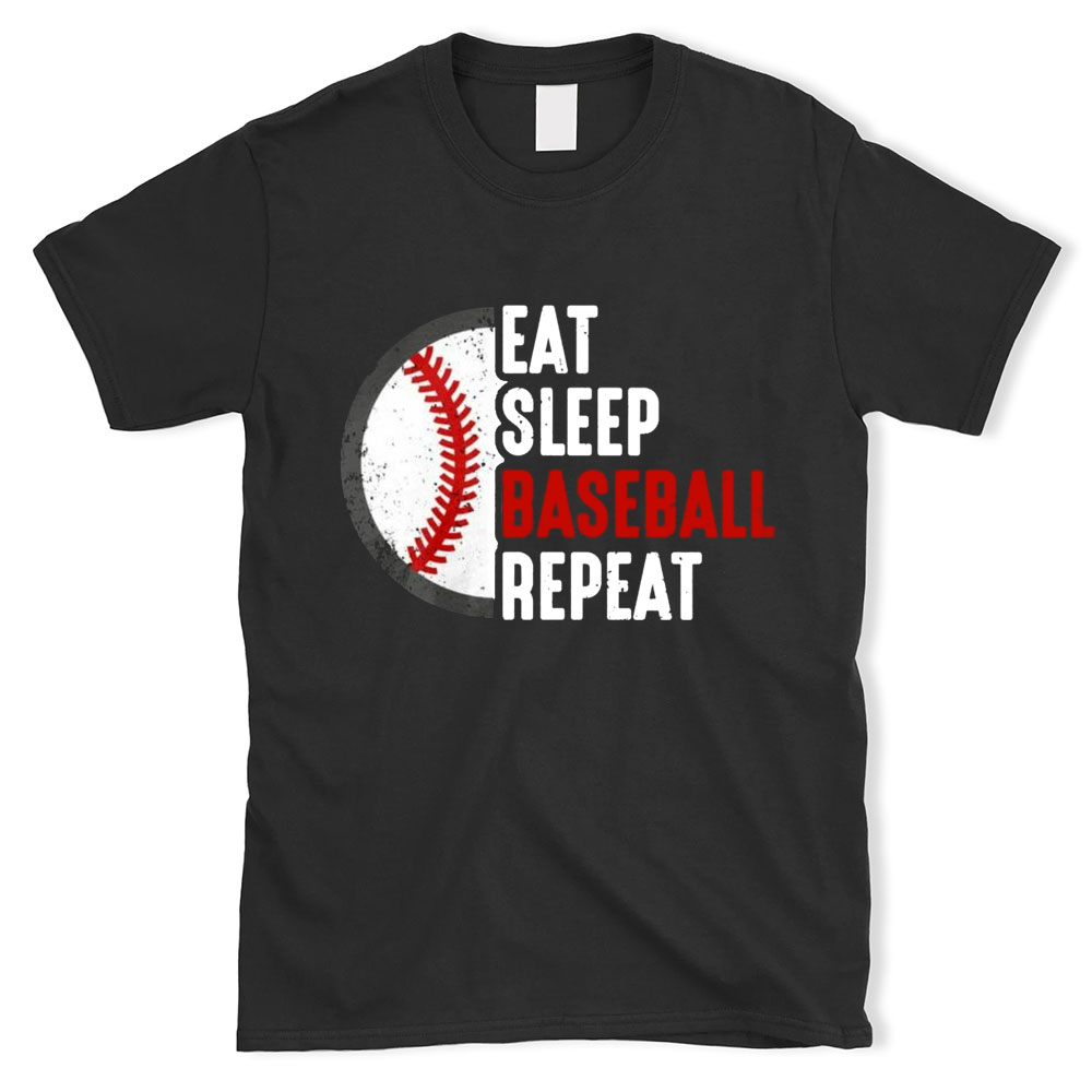 Eat Sleep Baseball Repeat T-Shirt
