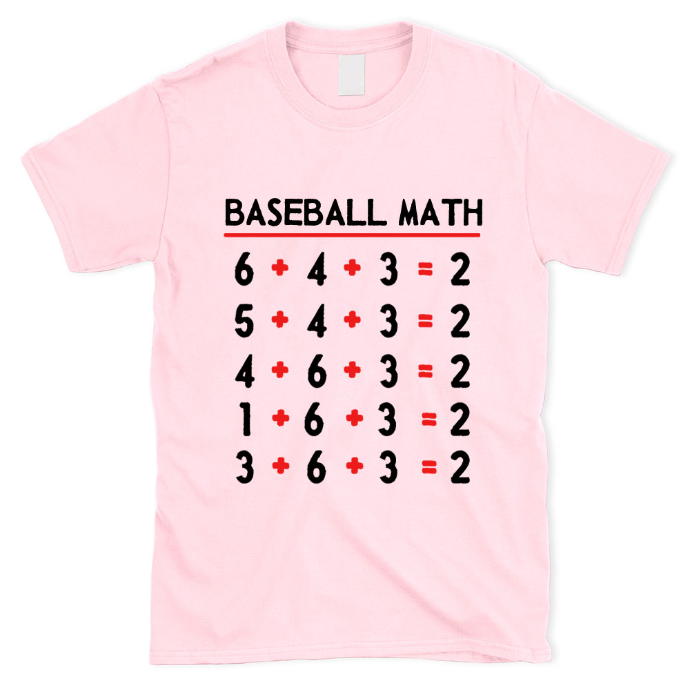 Funny Baseball Math Shirt