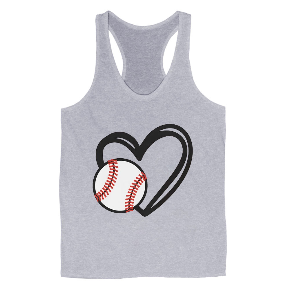 Heart Baseball Tank Top