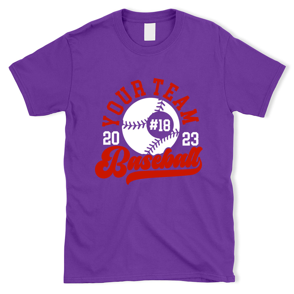 Custom Baseball Team T-Shirts